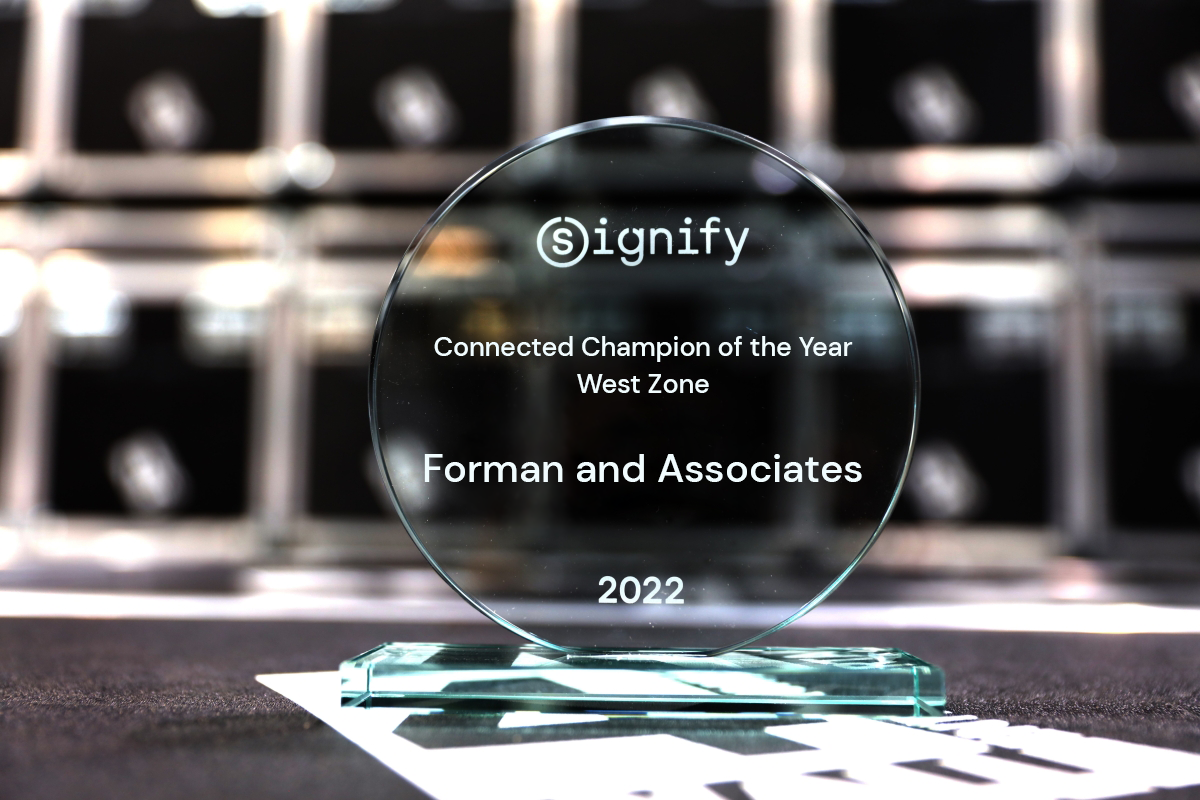 Forman Wins Signify Project of the Year 2022